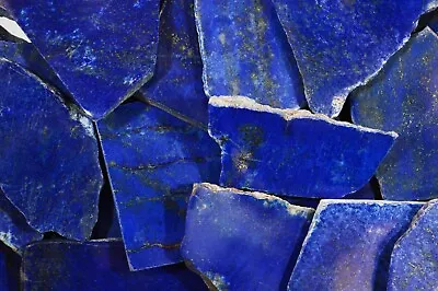 Lapis Lazuli Slab 2  Polished Lapidary Slice Metaphysical Chakra Healing Crystal • $14.99