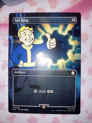 Sol Ring (Fallout ) NM Borderless Non-foil MTG #359 • $25