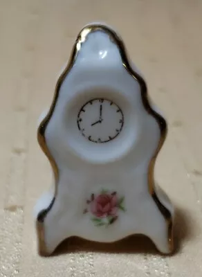 Porcelain Clock Miniature Dollhouse Or Roombox • $6