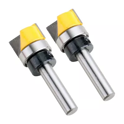 £14.22 • Buy 2Pcs New Hinge Cutter Trim Router Flush Shank Bit- Template Mortise