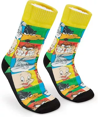 Looney Tunes Slipper Socks For Ladies Multicoloured Slipper Socks For Women • £10.49