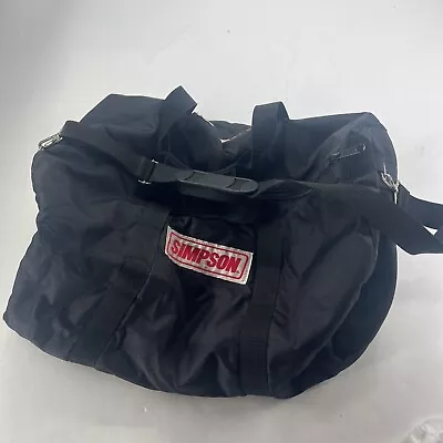 Vintage Simpson Racing Helmet Duffle Bag Dirt Racing Nascar W/ Shoulder Strap • $49.99