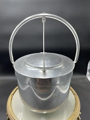 Vintage Buenilum BW Aluminum Ice Bucket Insulated Glass Lined • $13.99