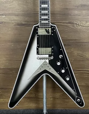 Epiphone Brent Hinds Signature Flying V Custom - Silverburst • $1550