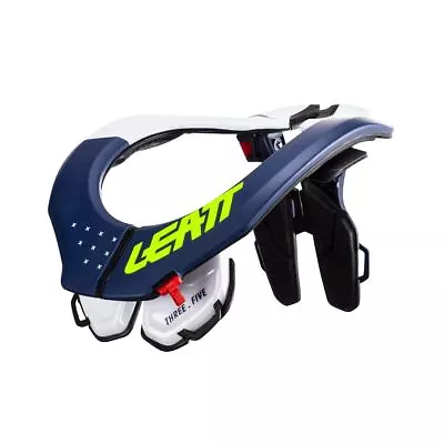 Leatt 2024 Moto 3.5 Youth Neck Brace Blue  Motocross MX Quad Kids Protection • $212.76