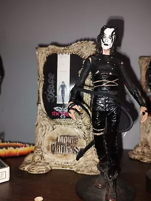 The Crow SIGNED JAMES O'BARR Eric Draven Movie Maniacs Action Figure McFarlane • $45
