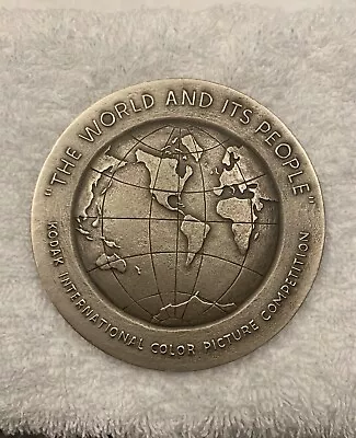 1965 World’s Fair NY Kodak Picture Competition Medallic Art Silver Medal 5.7ozt • $850