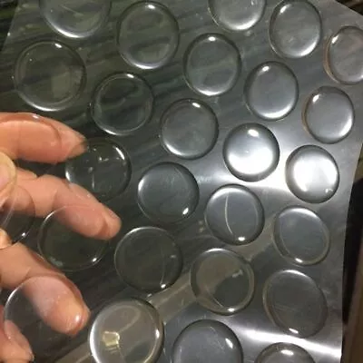 100Pcs Clear Epoxy Circle Bottle Cap Domes Stickers Dots Crafting DIY • $21.95