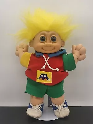 $16.95 • Buy !2  Plush Troll Doll By Russ Berrie, So Cute!!  Troll Kidz Buster