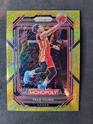 2022-23 Panini Prizm Monopoly #1 Trae Young Gold Money Shimmer /500 Hawks • $19.99