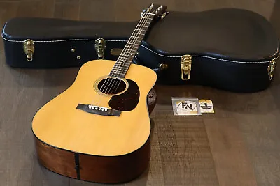 2021 Martin D-18 Reimagined Natural Acoustic Guitar + OHSC • $2495