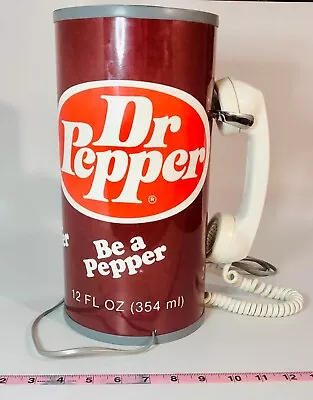 Vintage 1970's Dr Pepper Novelty Landline Phone • $54