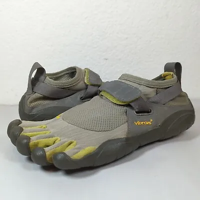 Vibram Five Fingers KSO Eur 37 U.S. 6.5 Gray/Green W145 Barefoot Running Shoes  • $23.79