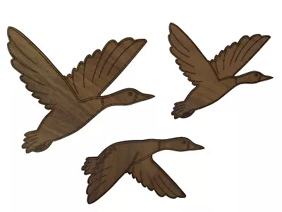 £27.95 • Buy Flying Ducks Wooden Wall Art Retro Wooden Flying Ducks Includes Wall Hanging Kit