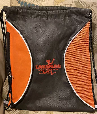 LAVAMAN Waikoloa Hawaii Triathlon Drawstring Bag Backpack • $10