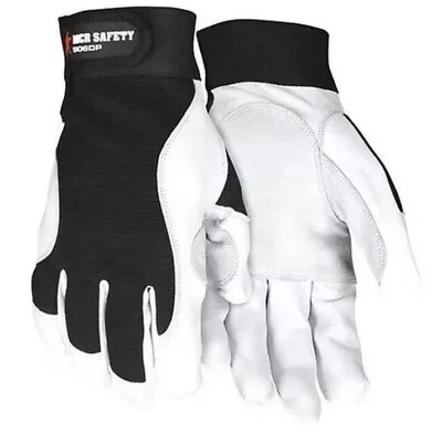 MCR Safety 906DPL Goatskin Palm Mechanics Work Gloves: 1 Pair Size XLarge • $15