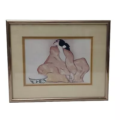 R C. Gorman Native American Lithograph Art 10  X 8  Professionally Framed  • $34.95