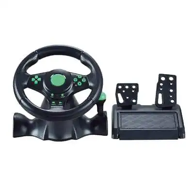 £69.91 • Buy Racing Gaming Steering Wheel Pedals Gear Shifter Driving Simulator