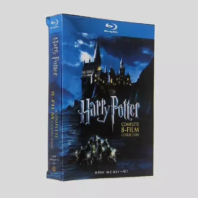 Harry Potter 8-Movie Collection Blu-Ray 8-Disc Box Set New Sealed Free Shipping • $24.99