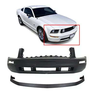 Front Bumper Cover Kit For 2005-2009 Ford Mustang FO1000574 FO1095225 • $194.29