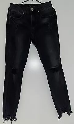 Decjuba - Womens Black Jeans - Size 6 • $15