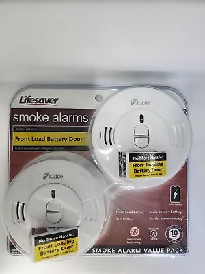 Brand New/Sealed KIDDE SMOKE ALARMS VALUE PACK FRONT LOAD BATTERY • $22.99