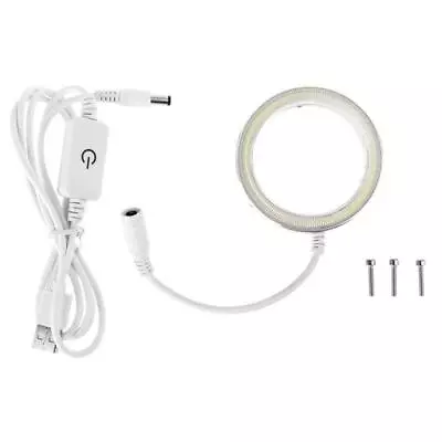 60 LED Adjustable Ring Light For STEREO ZOOM Microscope Shadowless Lamp USB Plug • $15.97