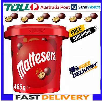 Maltesers Milk Chocolate Snack And Share Party Bucket 465G • $13.36