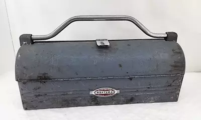 Vintage Craftsman Toolbox 40's 50’s Dome Tray Lunchbox Mailbox Tombstone Style • $85