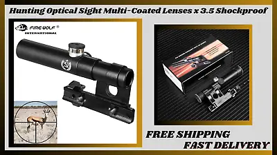 SVT-40 Mosin-Nagant Hunting Scope MultIcoated Lenses 3.5x Shockproof Multicoated • $169.99