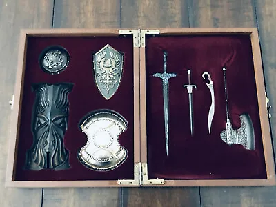 Dark Souls II 2 Collector's Edition Weapon Mini Replica Figures + Chart Sheet • $129.99