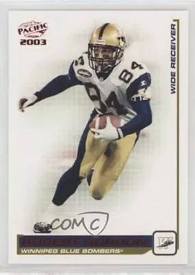 2003 Pacific CFL Red Promo Back Robert Gordon #100 • $2.84