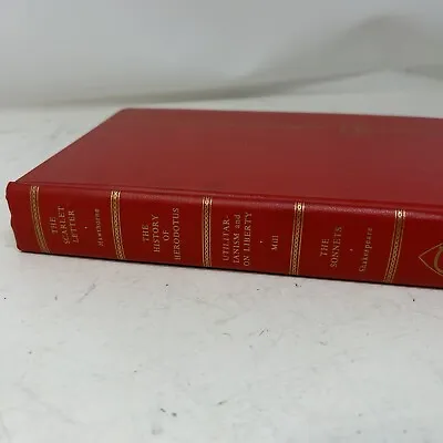Grolier Classics The Scarlet Letter The History Of Herodotus 1956 Read Desc • $24.98