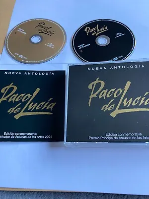 Paco De Lucia CD Fat Box 2004 Neuva Antologia + Booklet *LIKE NEW* Latin/Folk • £5.99