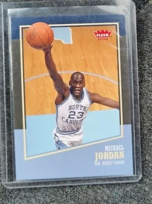 2013-14 Fleer Retro Michael Jordan #40 UNC Tar Heels Chicago Bulls HOF • $3.99