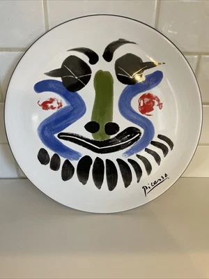 $119 • Buy 1996/1963 Picasso Ceramic Plate Living Face PP-3 Masterpiece Editions 11.5” RARE
