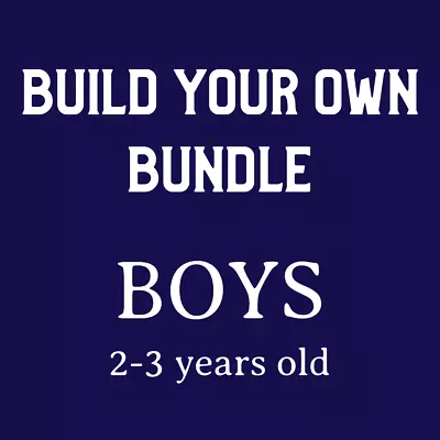 Boys Used Clothes - Build / Make Your Own Bundle - 2-3 Years - One Postage Fee • £3.50