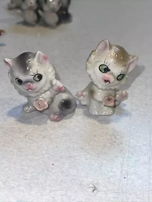 Vintage Cats Salt & Pepper Shakers Victoria In Japan • $20