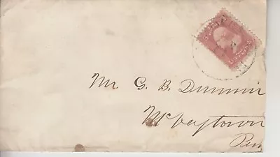 1865 CIVIL WAR ERA #65 ON COVER TO McVEYTON PA VERY SMALL TOWN POP. 304 IN 2020 • $4.99