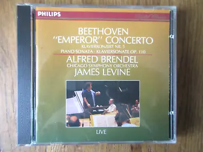 Beethoven - Piano Conc 5 / Brendel / Levine / Philips 412 789-2 Ed1 PDO No Ifpi • $1.99