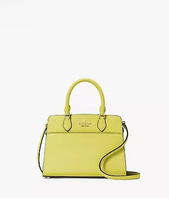 Kate Spade New York Madison Small Satchel Handbag Crossbody Lime Slice • $138.98