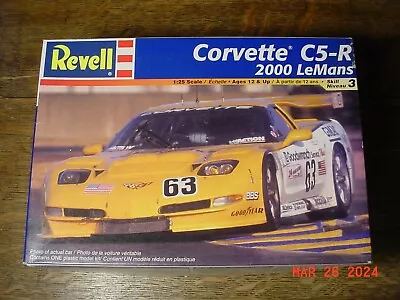 Revell IMSA #63 Justin Bell Chevy Corvette C5R Model Box 1/25 UPRM • $2.99