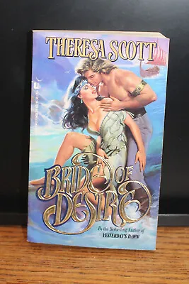 BRIDE OF DESIRE Theresa Scott 1st Ed Paperback Viking Historical Romance • $10