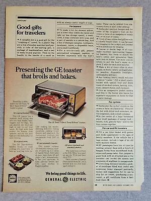 1979 Magazine Advertisement Page GE Toast 'N Broil Toast-R-Oven Vintage Print Ad • $7.99