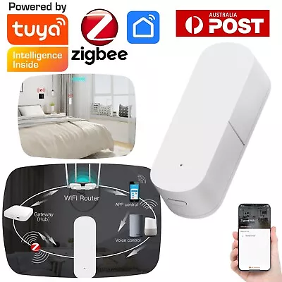 Smart Window Door Sensor Vibration Detection Home Security Alarm Tuya Zigbee APP • $41.69