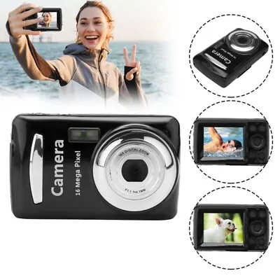2.4'' Digital Camera Mini Compact 16MP HD TFT Camcorder DV Video LCD Display • £18.79