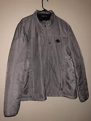 Harley Davidson Men Gray Jacket - Size XL • $55.96