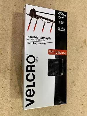 Velcro Industrial Strength- 4 Ftx2 In - Indoor & Outdoor Tape 1 Roll-LOT Of 5 • $25