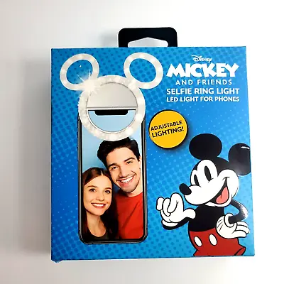 DISNEY Mickey Mouse SELFIE RING MICKEY EARS LED LIGHT For ALL Phones - FREESHIP! • $6.97