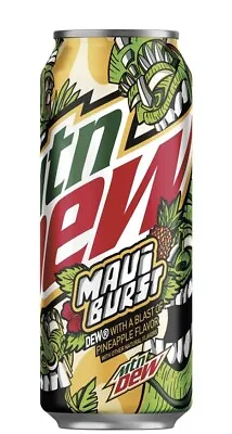 New 1 Can 16 Oz Mountain Mtn Dew Maui Burst Blast Pineapple🍍 Collectible • $8.68